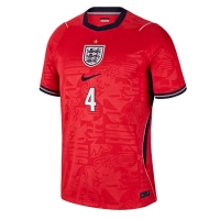 Camiseta Inglaterra Declan Rice #4 Segunda Equipación Replica Mundial 2026 mangas cortas